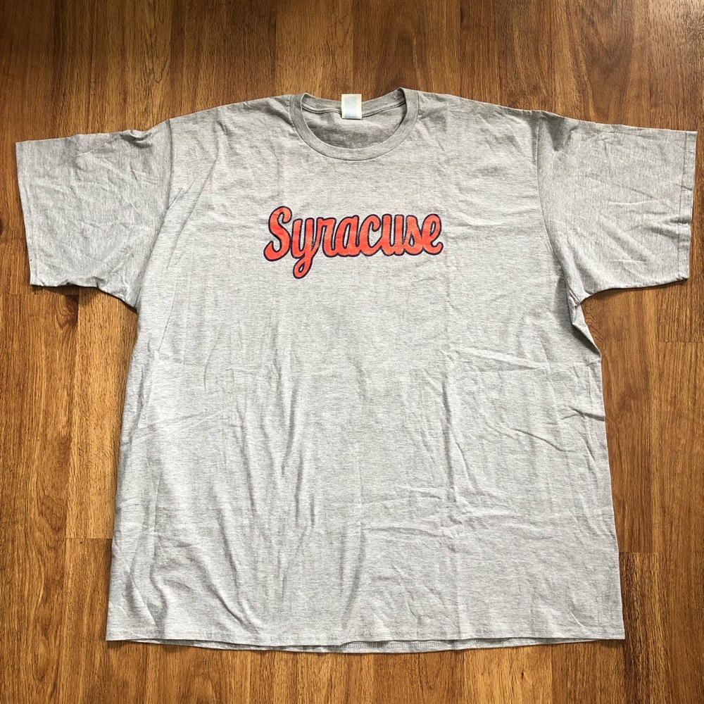 NWOT Syracuse University Men’s Gray Shirt size 4XL